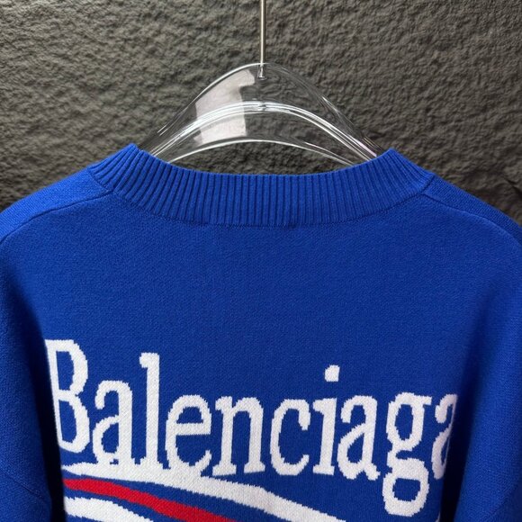 Balenciaga blue crewneck sweater - Picture 8 of 8
